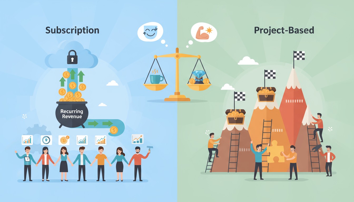 Subscription vs Project-Based: The Business Model Debate for 2025